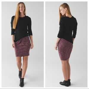 Lululemon &go Where-To Skirt Heathered Bordeaux 4